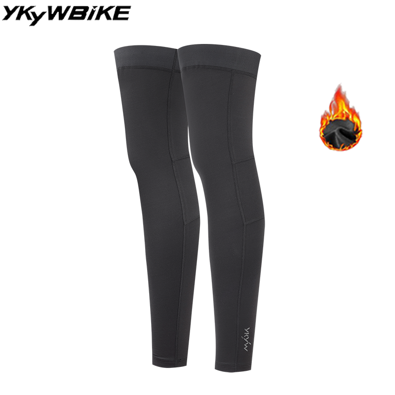 Cycling Gear Winter - ปลอกขาปั่นจักรยาน Ykywbike สำหรับฤดูหนาว ผ้าฟลีซกันหนาว กันลื่น น้ำหนักเบา
