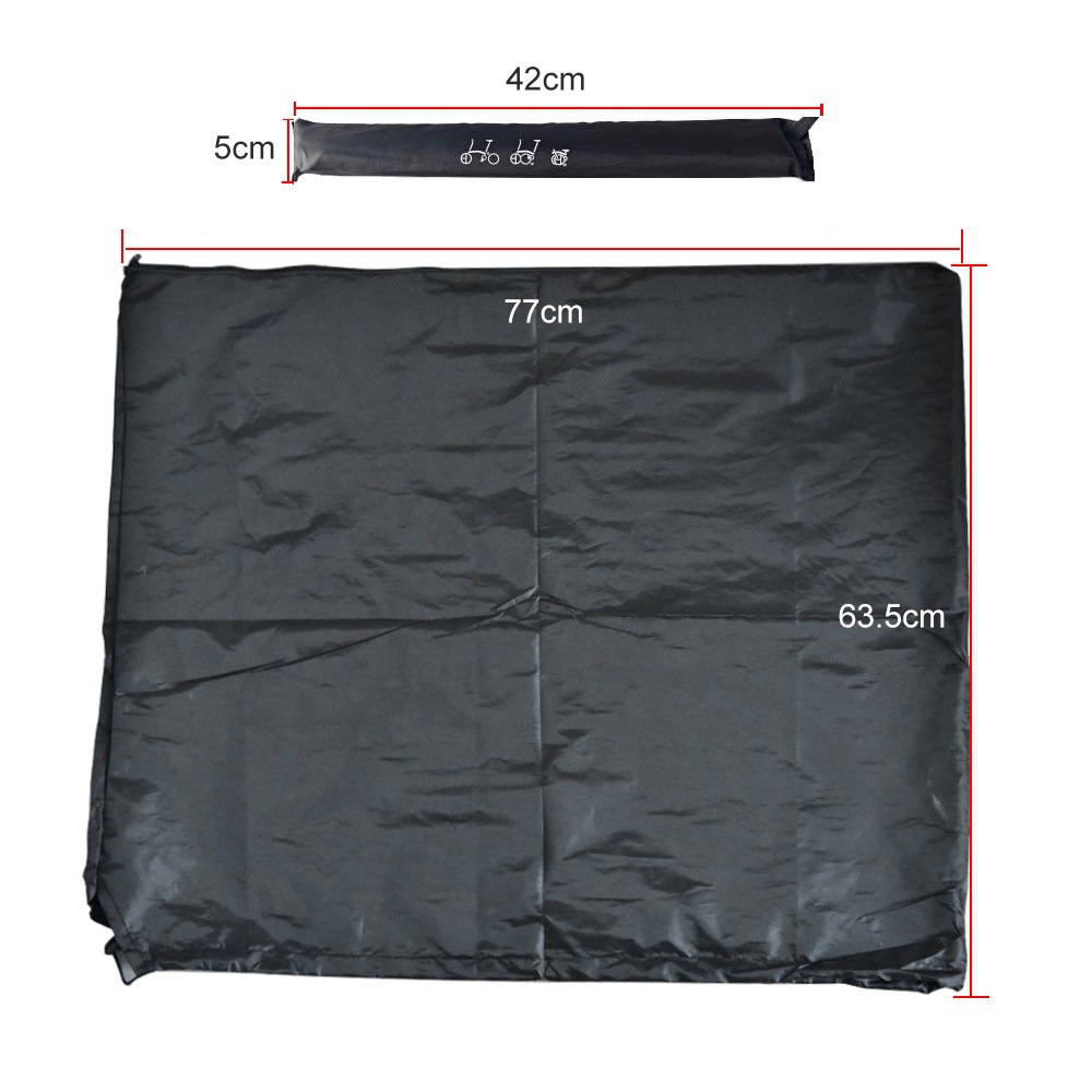 Cycling Gear Duffle - ฝาครอบกันฝุ่นแบบซ่อนสำหรับจักรยานพับได้ PIKES 3SIXTY อุปกรณ์ป้องกันพร้อมกระเป๋า