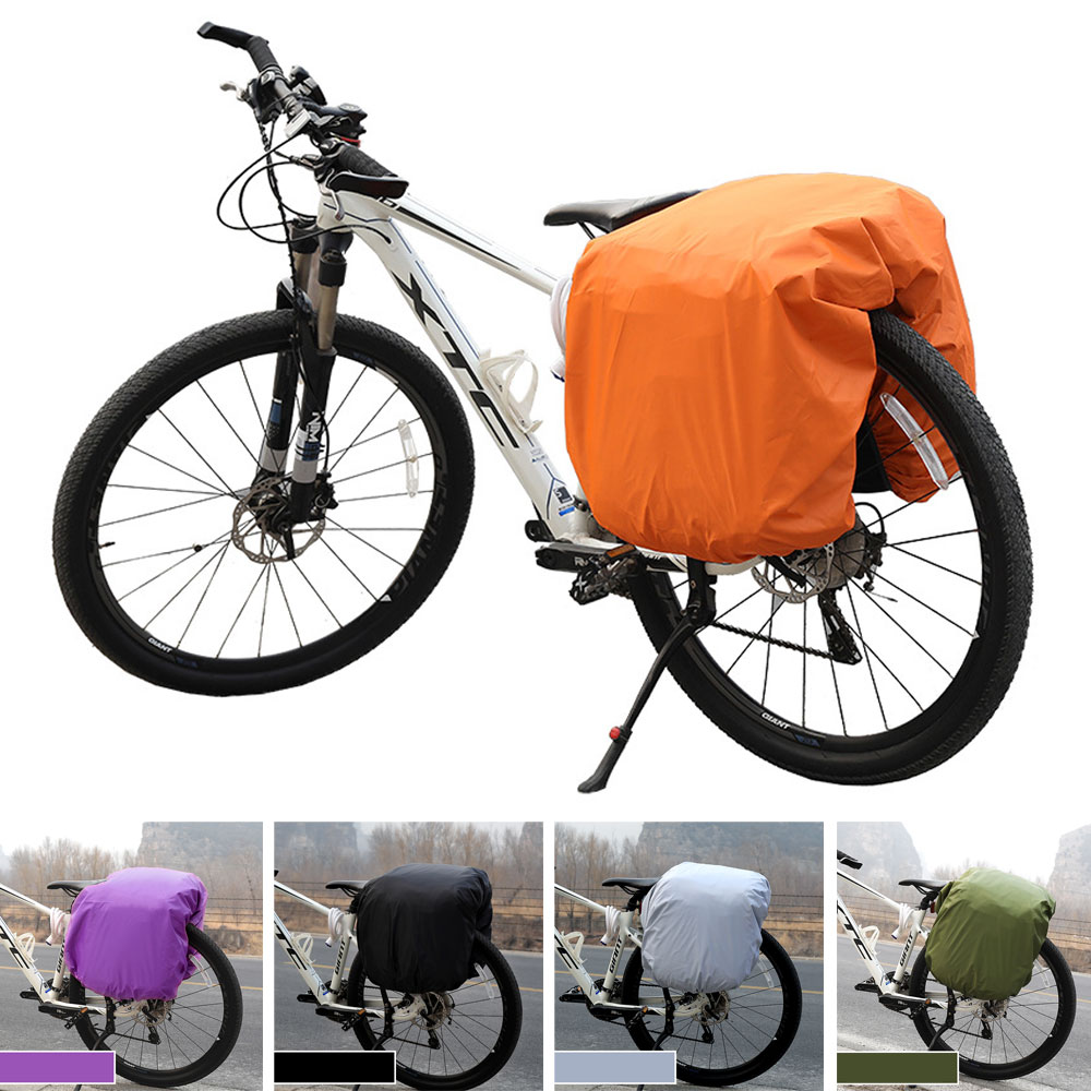 Cycling Gear Shelf - จักรยานเสือภูเขากันน้ำตะกร้าติดจักรยานชั้นวางด้านหลังที่บังฝนกันฝุ่นอุปกรณ์ NA48ปั่นจักรยานกลางแจ้ง