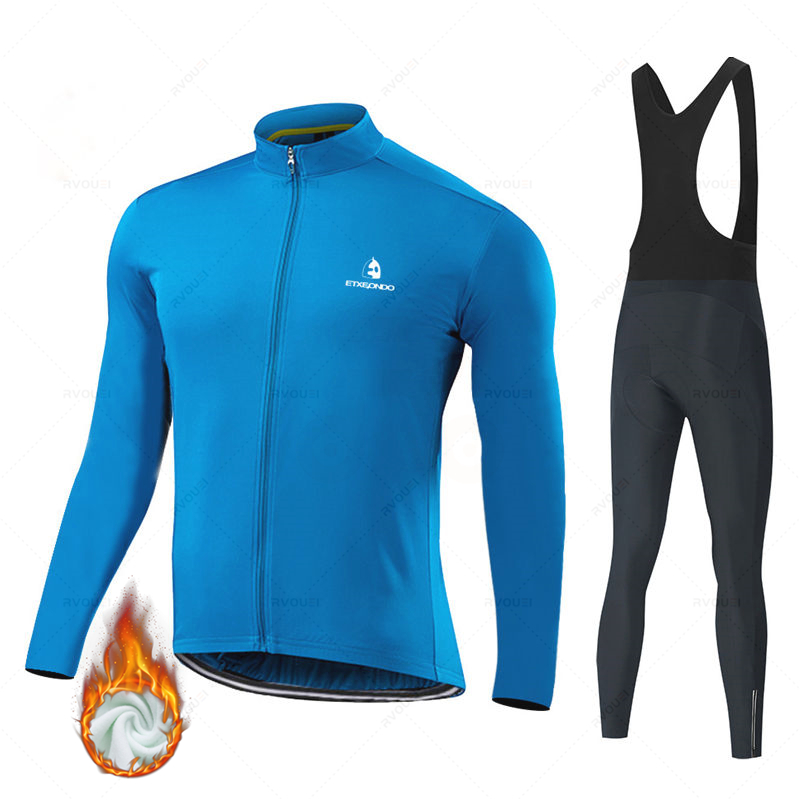 Cycling Gear Winter - ชุดเสื้อปั่นจักรยานขนแกะสำหรับฤดูหนาวปี 2026 รุ่นใหม่ ชุดปั่นจักรยานเสือภูเขา เสื้อผ้าสำหรับปั่นจักรยาน ชุดแข่งจักรยานสำหรับผู้ชาย