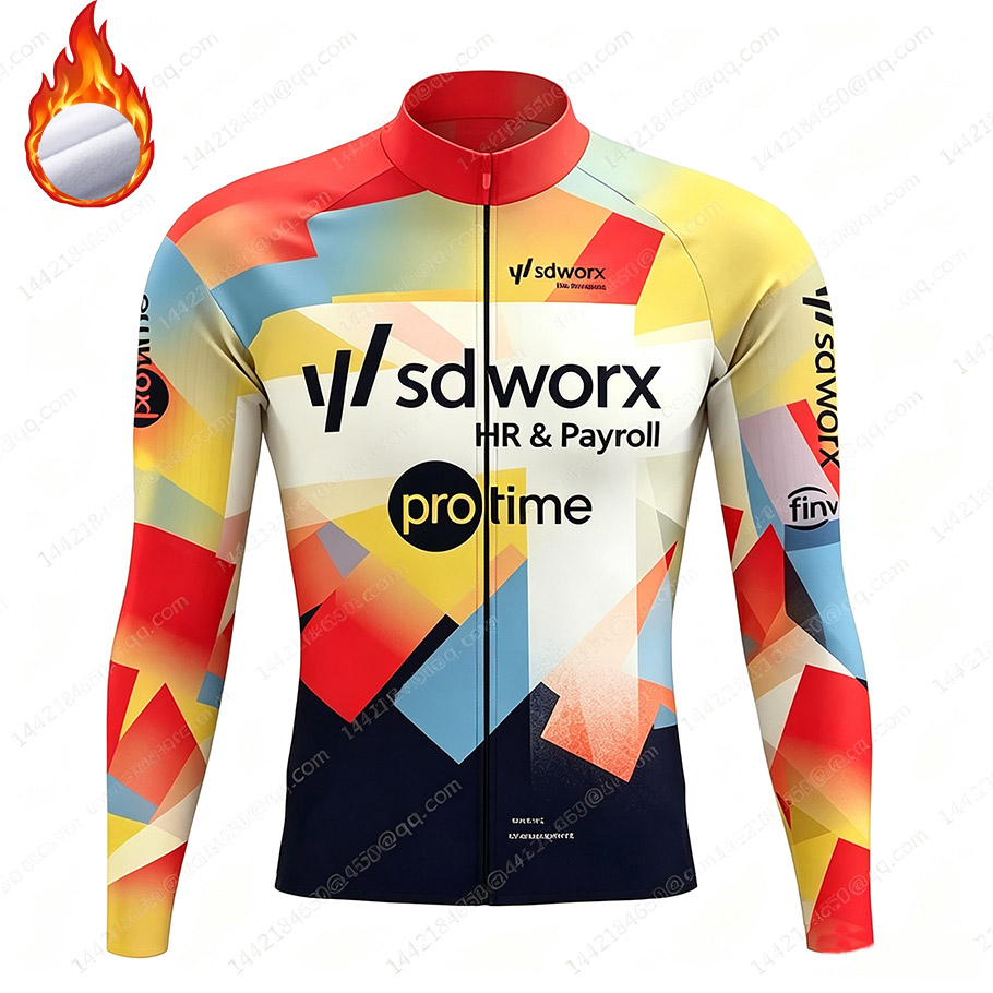 Cycling Gear Waterproof - เสื้อแจ็คเก็ตปั่นจักรยาน SD Worx 2026 Team-Thermal Fleece