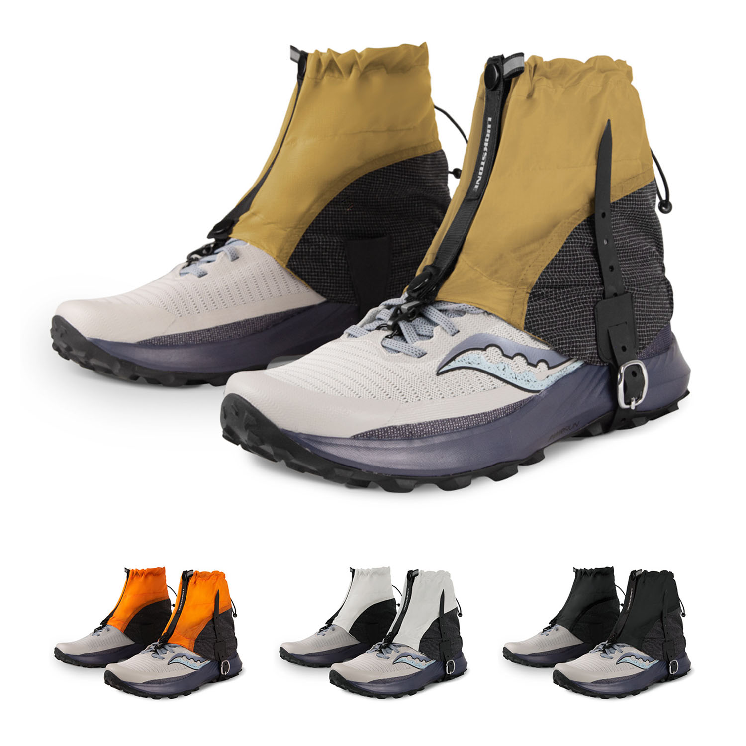 Cycling Shoe Covers - ผ้าคลุมขาแบบกันน้ำสำหรับกิจกรรมกลางแจ้ง ผ้าคลุมข้อเท้าแบบสั้นสำหรับรองเท้าขนาด 36-46 เหมาะสำหรับการตั้งแคมป์ เดินป่า เล่นสกี