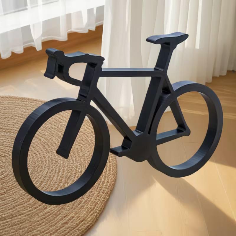 Cycling Gear Shelf - ประติมากรรมจักรยาน พิมพ์ 3 มิติ ศิลปะจักรยานสไตล์มินิมอล ของตกแต่งจักรยานสมัยใหม่
