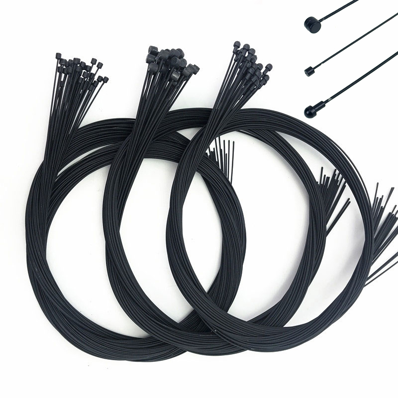 Cycling Gear Parts - จักรยานเสือหมอบเสือภูเขาจักรยานเสือหมอบ10ชิ้น/เซ็ตเกียร์คงที่เบรกจักรยานสายสายเบรคเกียร์เปลี่ยนชุดแกนลวดภายในสายความเร็วเหล็ก