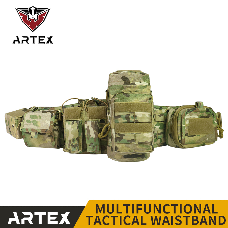 Cycling Gear Holder - เข็มขัดคาดเอวสำหรับปั่นจักรยาน ARTEX 2001 อุปกรณ์สำหรับการขี่จักรยานกลางแจ้ง สไตล์ MOLLE