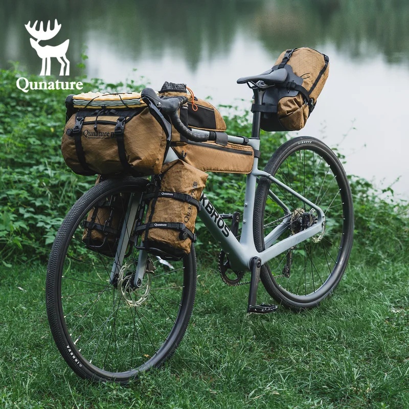 Cycling Gear Duffle - กระเป๋าจักรยาน Qunature 6/12L สำหรับใส่สัมภาระกันน้ำแบบรัดแน่น สำหรับจักรยานเสือหมอบและเสือภูเขา ใช้ติดตั้งที่ตะเกียบหน้า