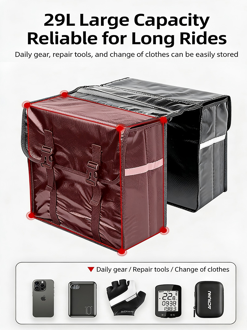 กระเป๋าใส่จักรยานแบบกันน้ำความ - Cycling Gear Duffle บทวิจารณ์และราคา
