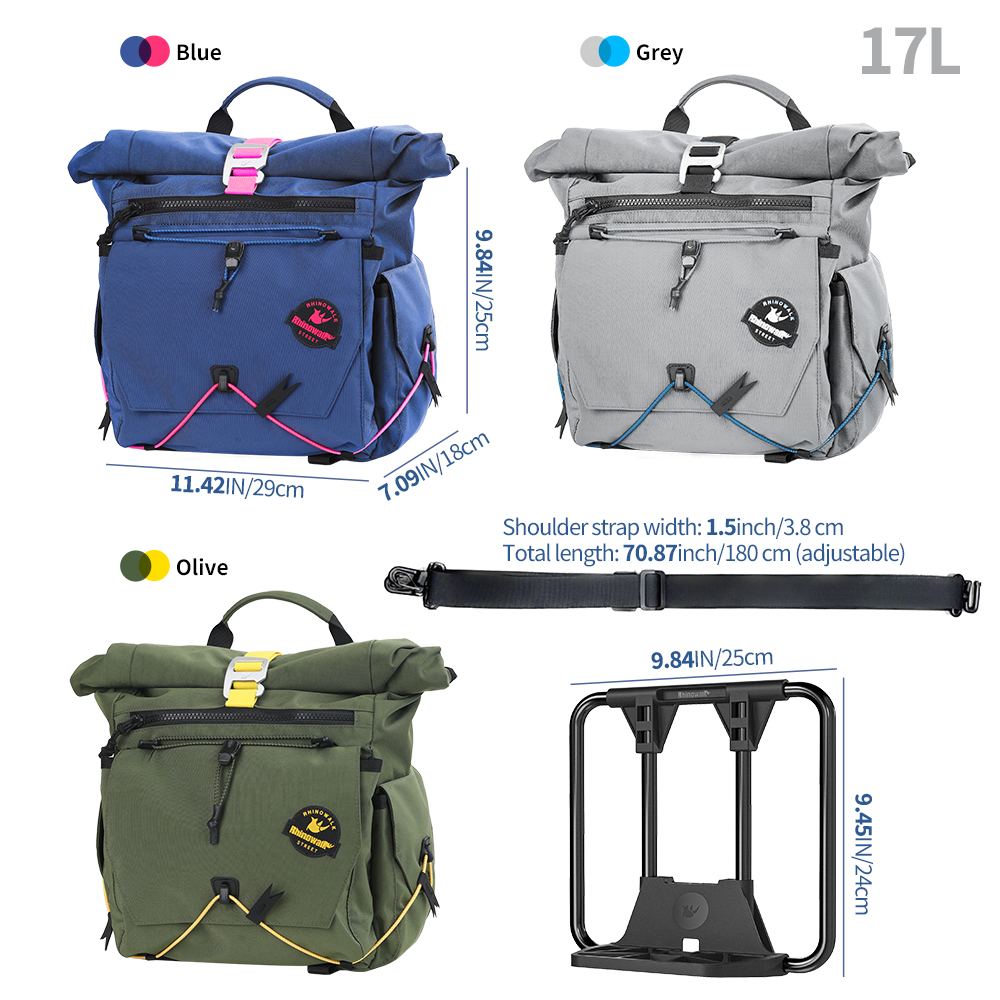 กระเป๋าติดแฮนด์จักรยาน Rhinowa - Cycling Gear Backpack บทวิจารณ์และราคา