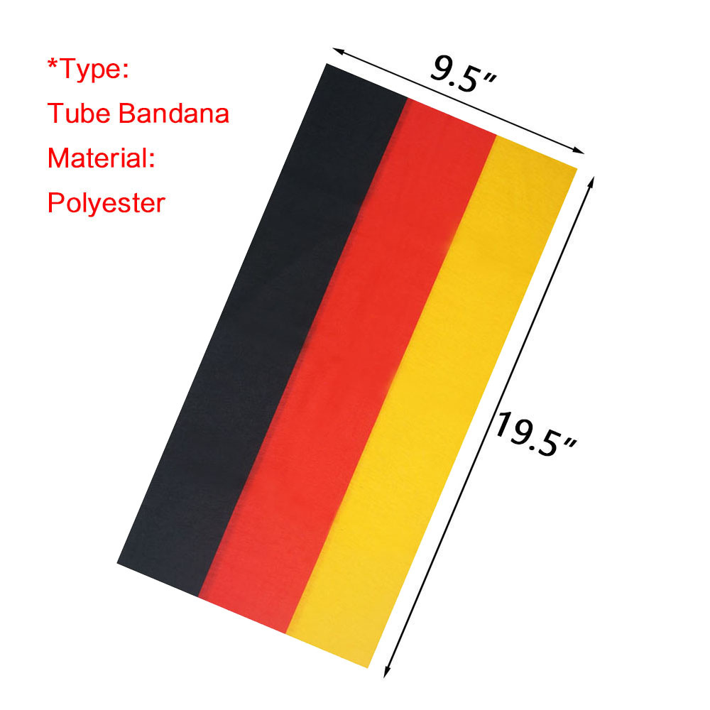 ผ้าพันคอแบบมีธงชาติเยอรมนี ผ้า - Cycling Gear Germany บทวิจารณ์และราคา