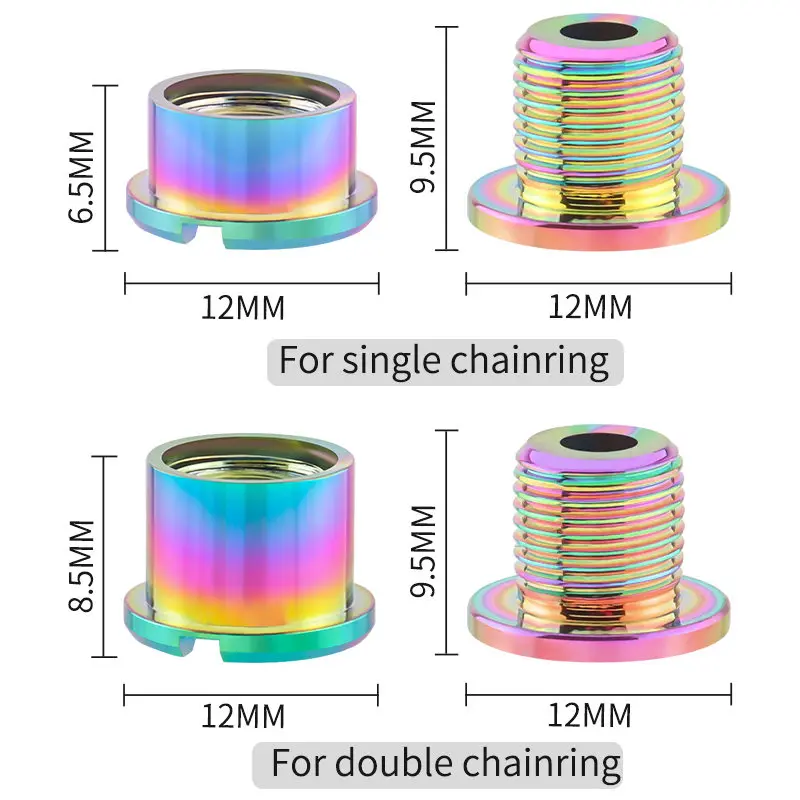 Chainring Bolts อลูมิเนียมเดี่ - Cycling Gear Parts บทวิจารณ์และราคา