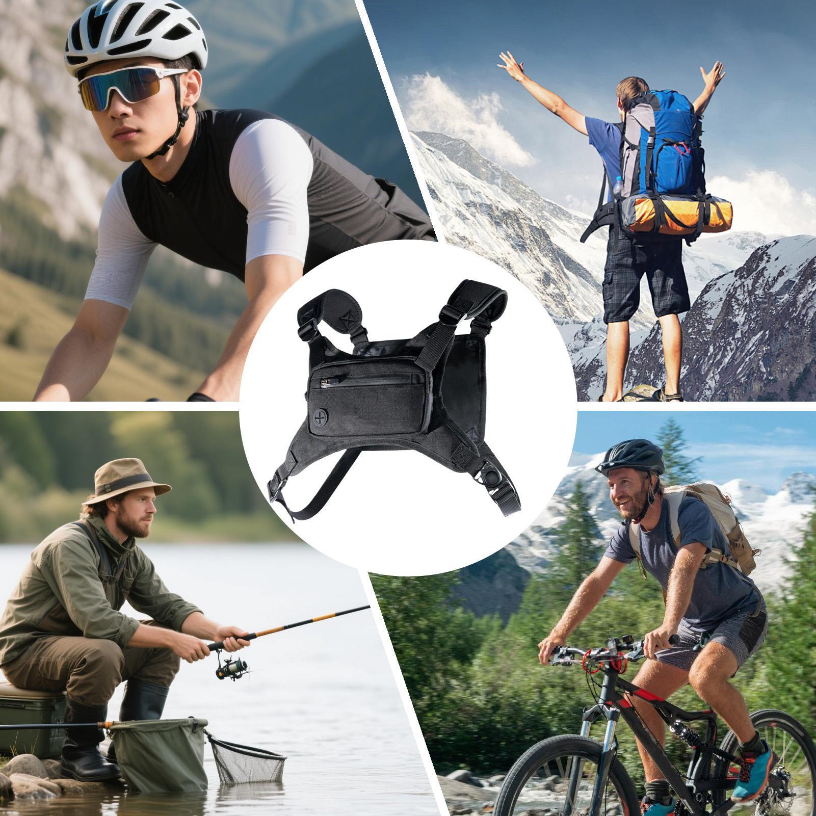 กระเป๋าคาดอกวิ่ง กระเป๋าคาดอกเ - Cycling Gear Backpack บทวิจารณ์และราคา