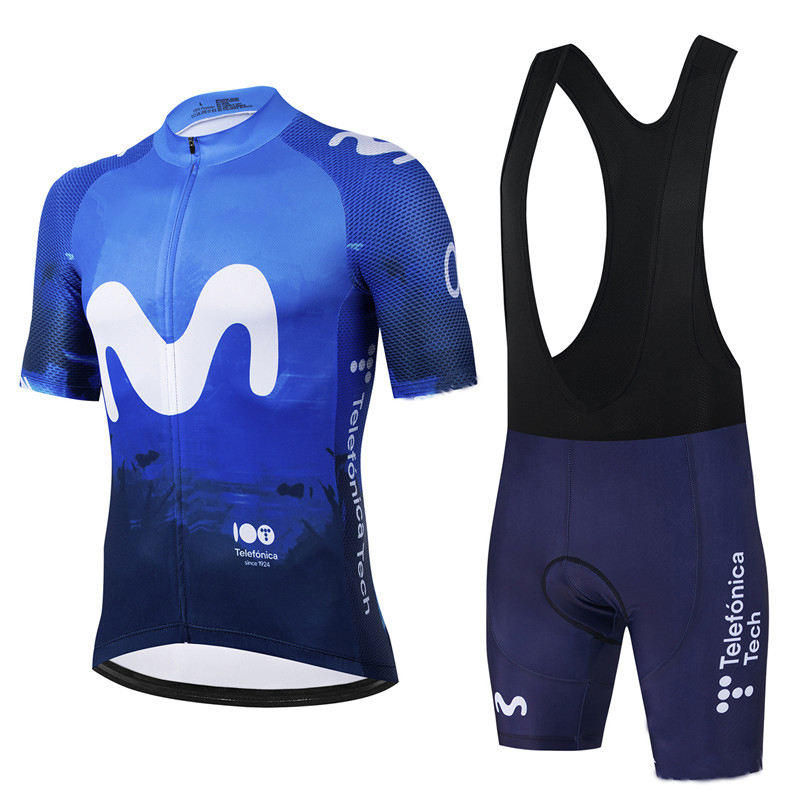 Movistar ทีม Pro ฤดูร้อนชุดขี่ - Cycling Gear Waterproof บทวิจารณ์และราคา