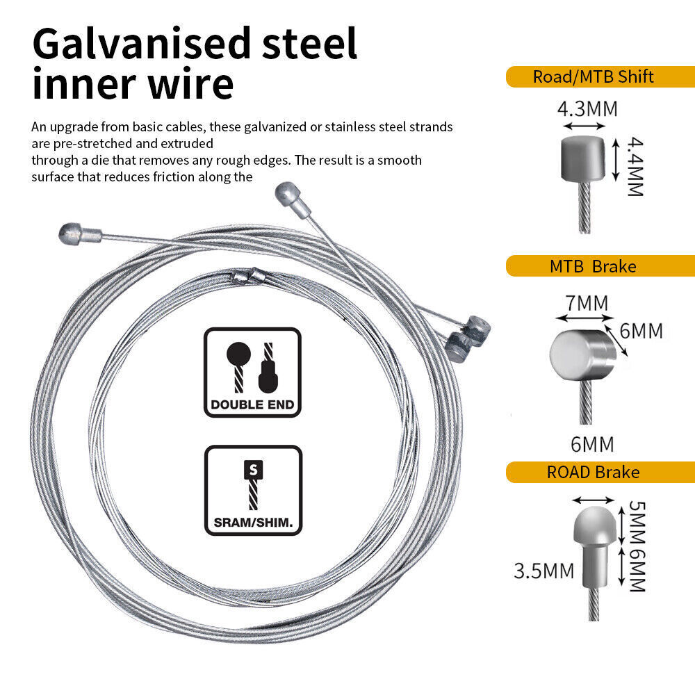 สายเกียร์/เบรกจักรยานเสือภูเขา - Cycling Gear Parts บทวิจารณ์และราคา