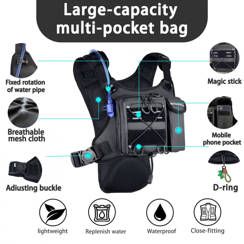 กระเป๋าคาดอกแบบยุทธวิธีรุ่นใหม - Cycling Gear Duffle บทวิจารณ์และราคา