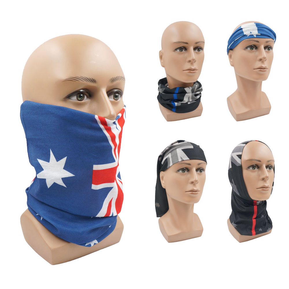 ออสเตรเลียนิวซีแลนด์ธงรูปแบบคอ - Cycling Gear Australia บทวิจารณ์และราคา